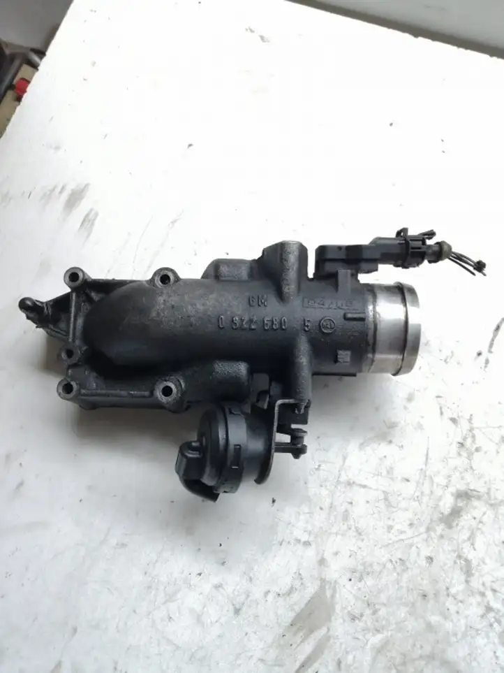 Opel Zafira B (2003 - 2006) 08226805 Дроссельная заслонка — фото 1
