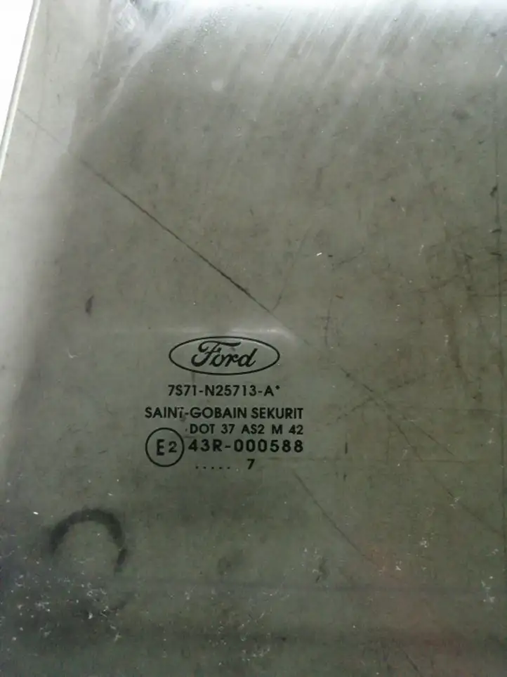 Ford Mondeo MK IV (2007 - 2014) 7S71N25713A Стекло задней двери — фото 3