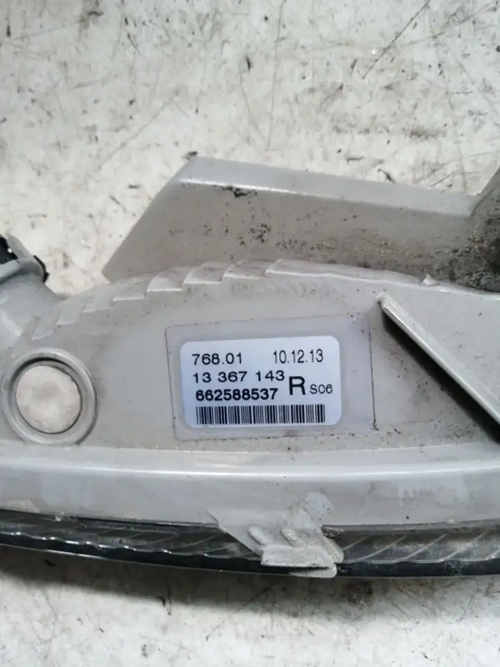 Opel Astra J (2009 - 2012) 662588537 Передняя противотуманная фара — фото 2