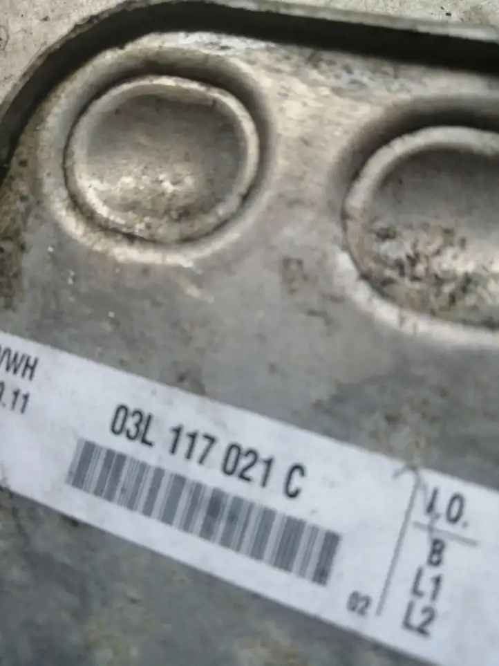 Volkswagen Golf VI (2009 - 2013) 03L117021C Кронштейн масляного фильтра — фото 2