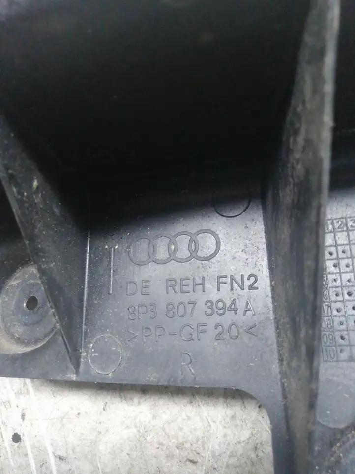 Audi A3/S3 8P (2008 - 2013) 8P3807394A Кронштейн заднего бампера — фото 3
