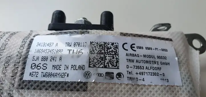 Skoda Rapid (NH) (2012 - 2019) Подушка безопасности сиденья — фото 3