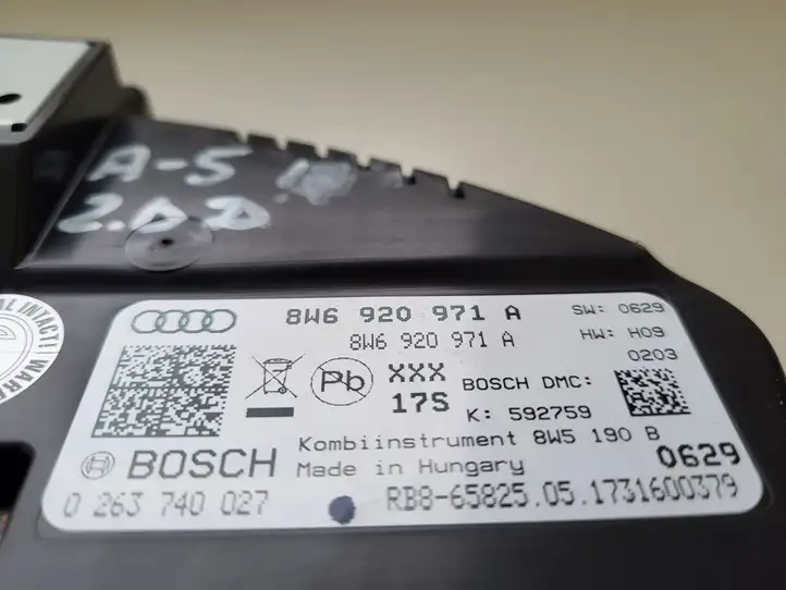 Audi A5 (2016 - ) Спидометр — фото 5