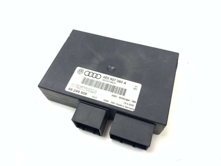 Audi A8 (2005 - 2007)  4E0907383A Блок управления крюка для прицепа