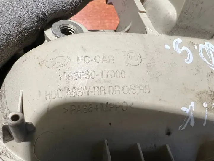 Hyundai Matrix (2005 - 2008) 8366017000 Наружная ручка задней двери — фото 2