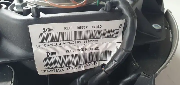 Nissan Qashqai (2006 - 2010) Подушка безопасности руля — фото 7