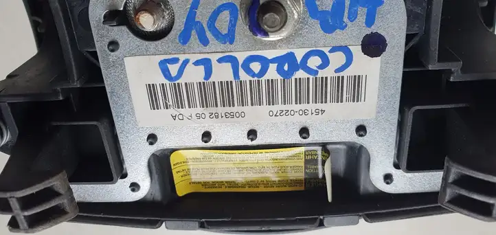 Toyota Corolla E120 E130 (2004 - 2007) Подушка безопасности руля — фото 6