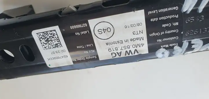 Skoda Superb B8 (3V) (2015 - 2023) Регулятор высоты ремня безопасности — фото 4