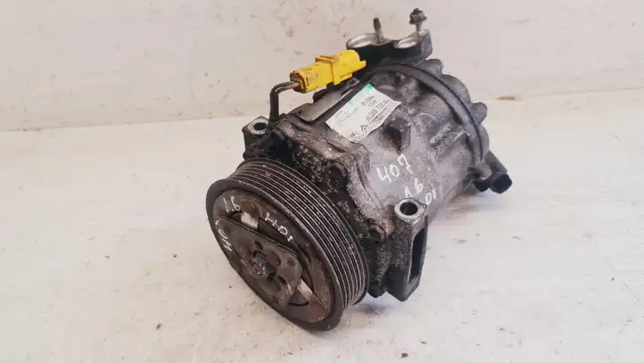 Peugeot 407 (2004 - 2011) 9656572680 Компрессор (насос) кондиционера воздуха — фото 1