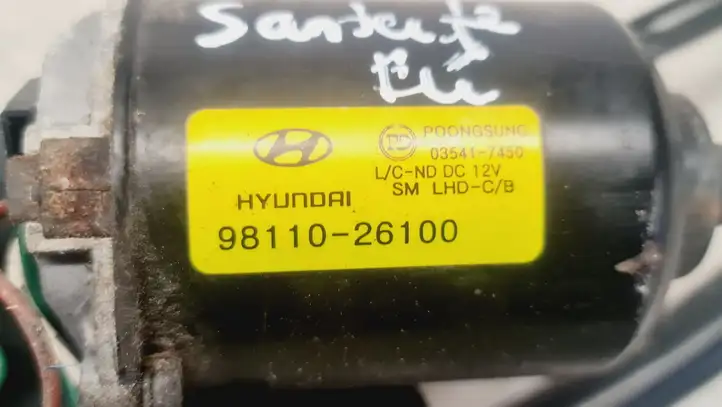 Hyundai Santa Fe (2000 - 2005) 9811026100 Комплект механизма стеклоочистителей — фото 4