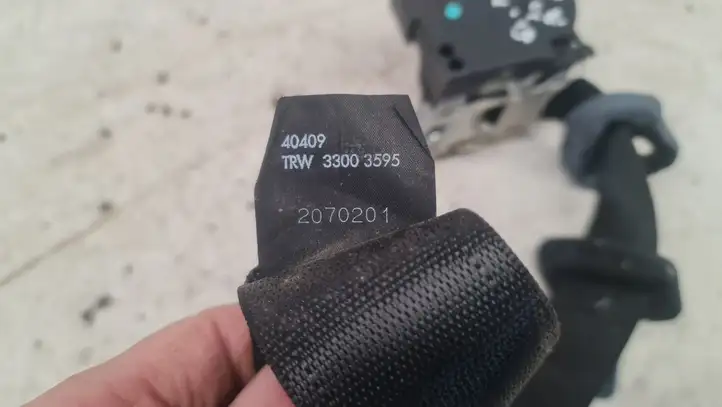 Opel Corsa C (2000 - 2003) 09114843N Задний ремень безопасности — фото 3