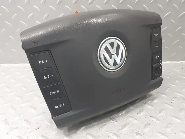Volkswagen Touareg I (2002 - 2010) 7L6880201DA Подушка безопасности руля — фото 1