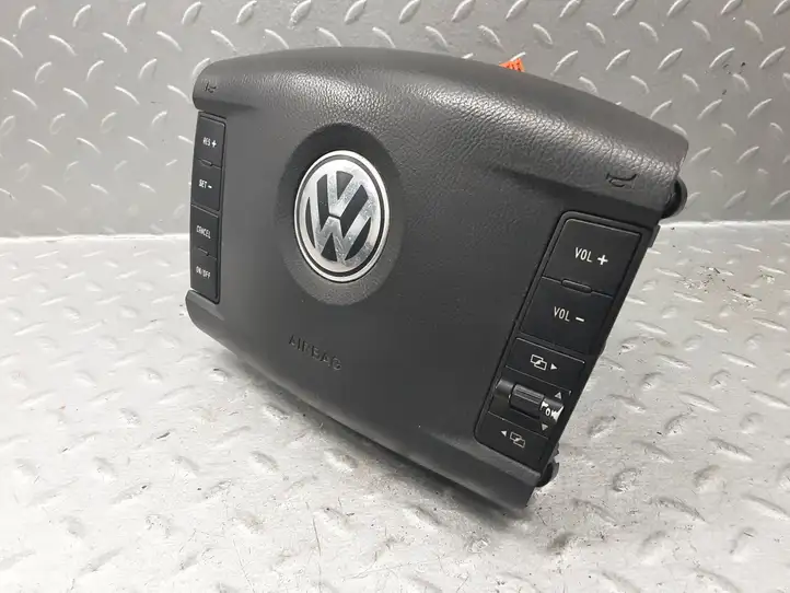 Volkswagen Touareg I (2002 - 2010) 7L6880201DA Подушка безопасности руля — фото 2