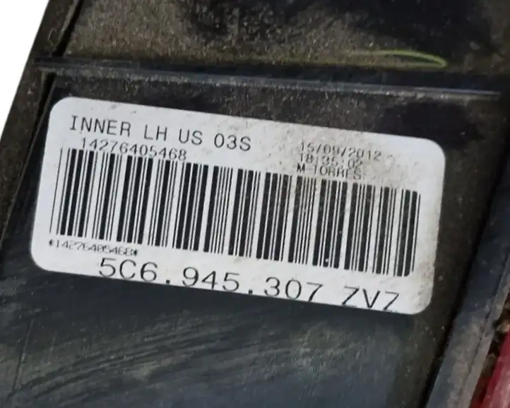 Volkswagen Jetta VI (2011 - 2018) 5C6945307 Задний фонарь в крышке багажника — фото 8