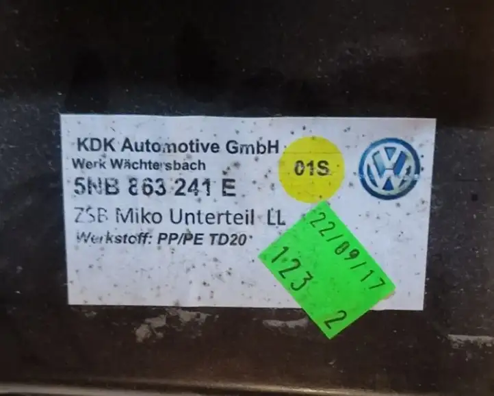 Volkswagen Tiguan (2016 - 2020) 5NB863241E Центральная консоль — фото 9