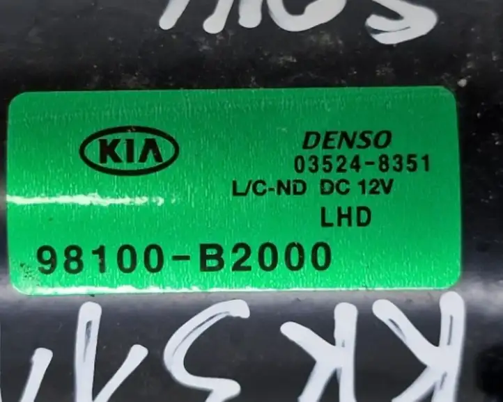 Kia Soul (2019 - ) 98100B2000 Комплект механизма стеклоочистителей — фото 6