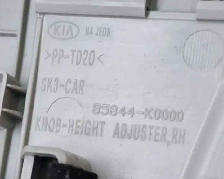 Kia Soul (2019 - ) 85840K0000 Верхняя обшивка стойки B — фото 9
