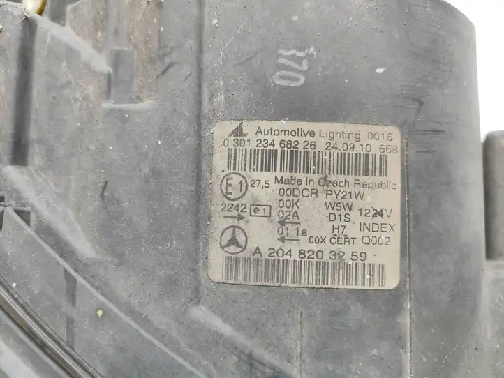 Mercedes-Benz C W204 (2007 - 2014) A2048203259 Передняя фара — фото 7