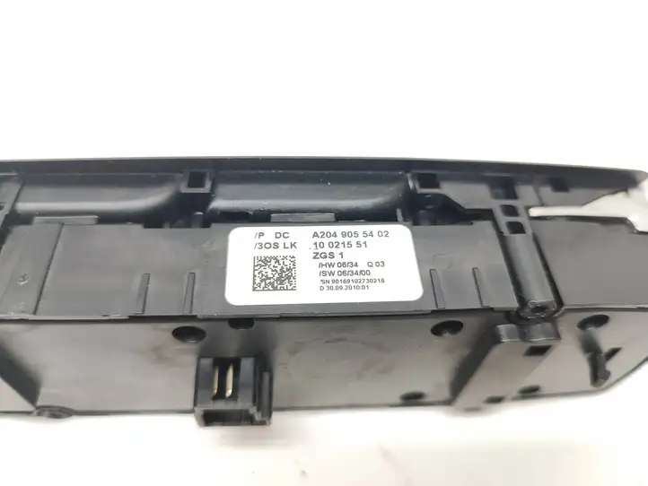 Mercedes-Benz C W204 (2007 - 2014) A2049055402 Блок кнопок стеклоподъемников — фото 4