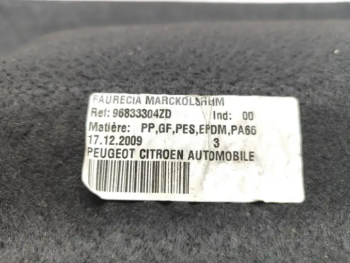 Citroen C3 (2009 - 2013) 96833304ZD Шторка — фото 3