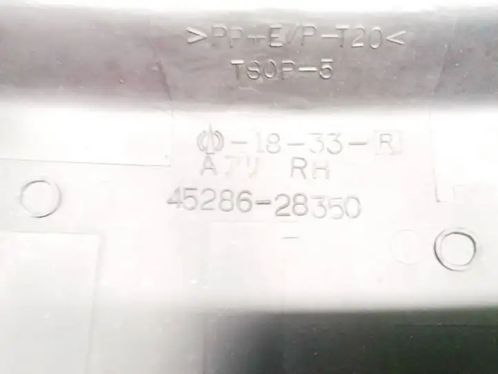 Toyota Avensis Verso (2001 - 2004) 4528628350 Обшивка рулевой колонки — фото 2