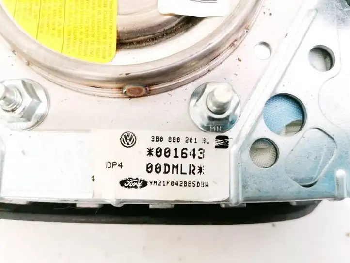 Volkswagen Sharan (2003 - 2010) 3B0880201BL Подушка безопасности руля — фото 3