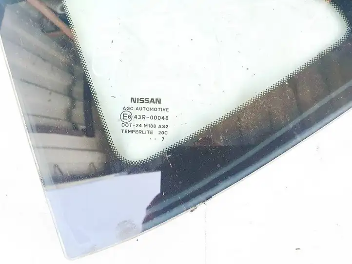 Nissan Qashqai (2006 - 2010) Заднее боковое стекло — фото 2