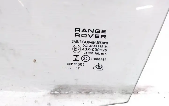 Land Rover Range Rover Evoque L538 (2015 - 2018) Стекло передней двери — фото 2