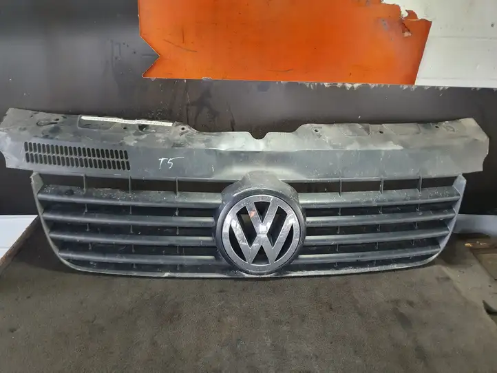 Volkswagen Transporter - Caravelle T5 (2003 - 2009) Верхняя решетка радиатора — фото 1