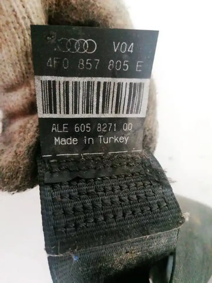 Audi A6 S6 C6 4F (2004 - 2008) 4F0857805E Задний ремень безопасности — фото 3