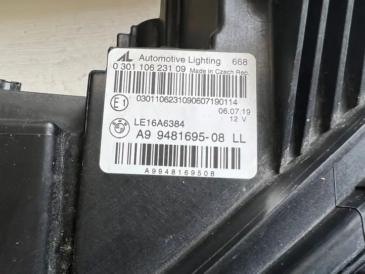 BMW 3 G20 G21 (2019 - ) A9948169508 Передняя фара — фото 3
