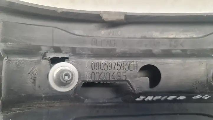 Opel Zafira B (2003 - 2006) 090597595 Нижняя часть заднего бампера — фото 3
