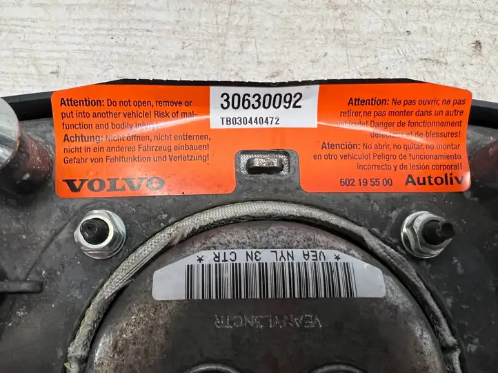 Volvo S40, V40 (2000 - 2004) 602195500 Подушка безопасности руля — фото 2
