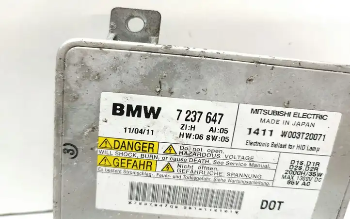 BMW 3 E90 E91 (2005 - 2012) 7237647 Блок розжига ксенона — фото 3