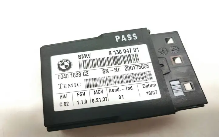 BMW 3 E92 E93 (2005 - 2014) 9130047 Реле предупреждения об ремнях безопасности — фото 3