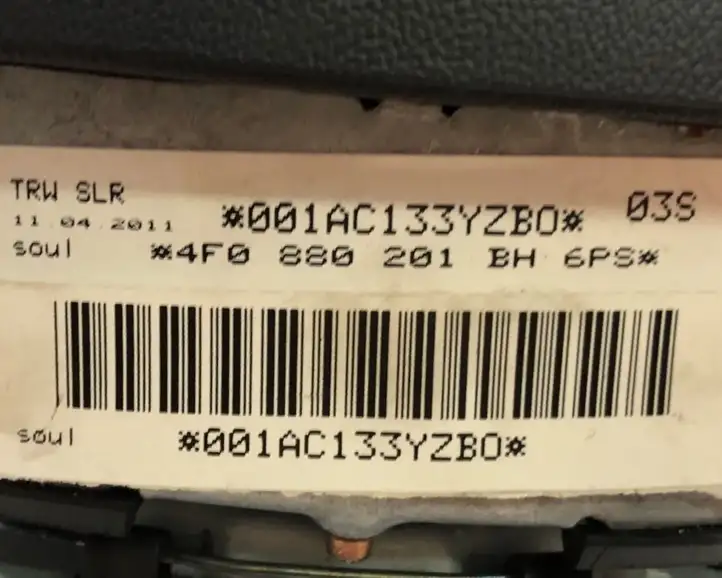 Audi A6 Allroad C6 (2008 - 2011) 4F0880201BH Подушка безопасности руля — фото 3