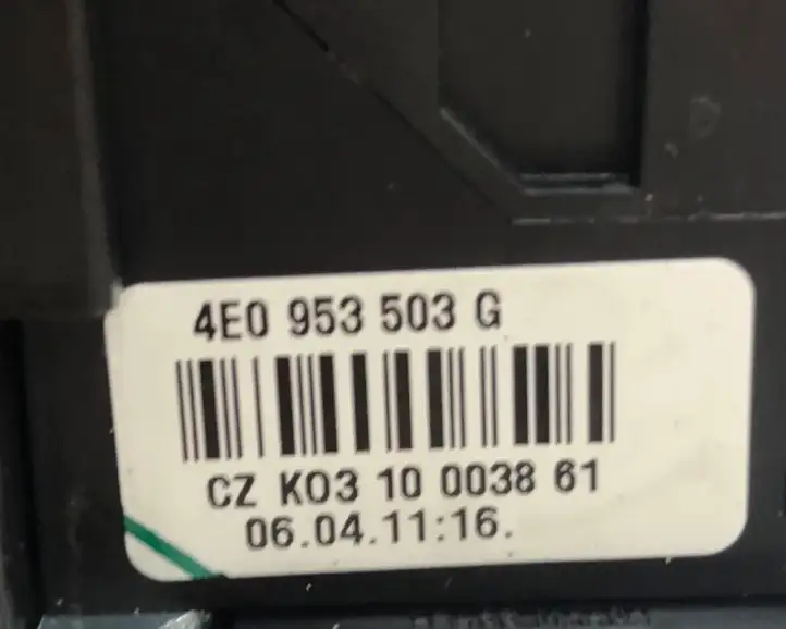 Audi A6 Allroad C6 (2008 - 2011) 4F0953549D Контактное кольцо SRS — фото 10