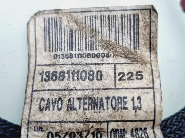 Fiat Fiorino (2008 - 2014) 1368111080 Проводка генератора — фото 3