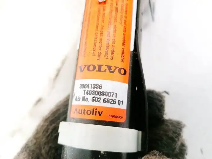 Volvo S40, V40 (2000 - 2004) 30641336 Боковая подушка безопасности шторка — фото 3
