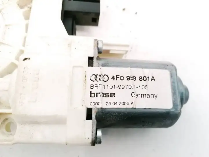 Audi A6 S6 C6 4F (2004 - 2008) 4F0959801A Стеклоподъемник задней двери — фото 3