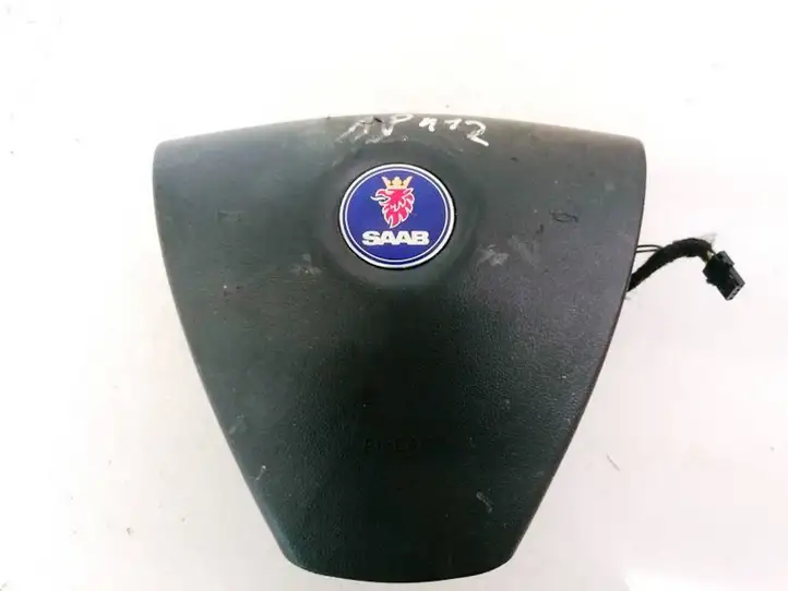 Saab 9-3 Ver2 (2003 - 2007) 12789426 Подушка безопасности руля — фото 1