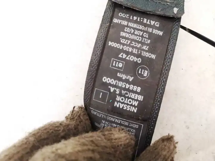 Nissan Almera (2000 - 2006) 88845bu000 Задний ремень безопасности — фото 3