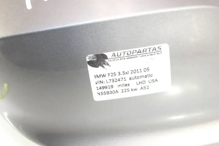 BMW X3 F25 (2010 - 2017) 7205445 Боковое зеркало с электроприводом — фото 2