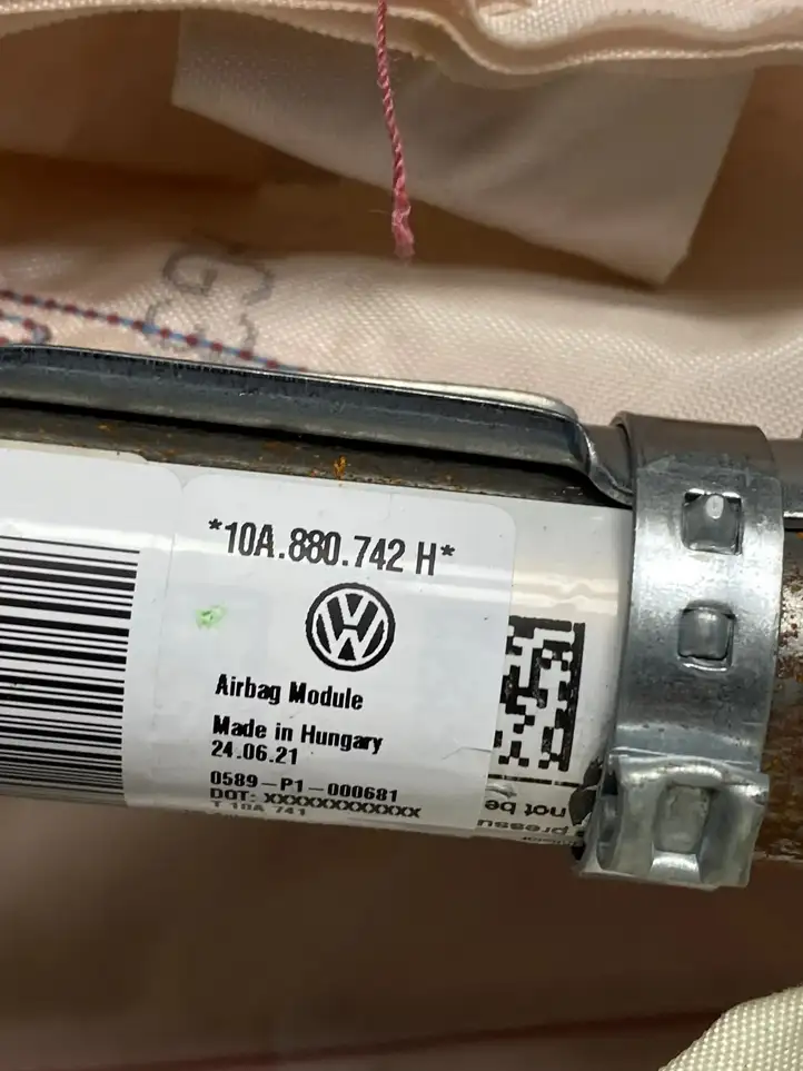 Volkswagen ID.3 (2019 - ) 10A880742H Боковая подушка безопасности шторка — фото 6