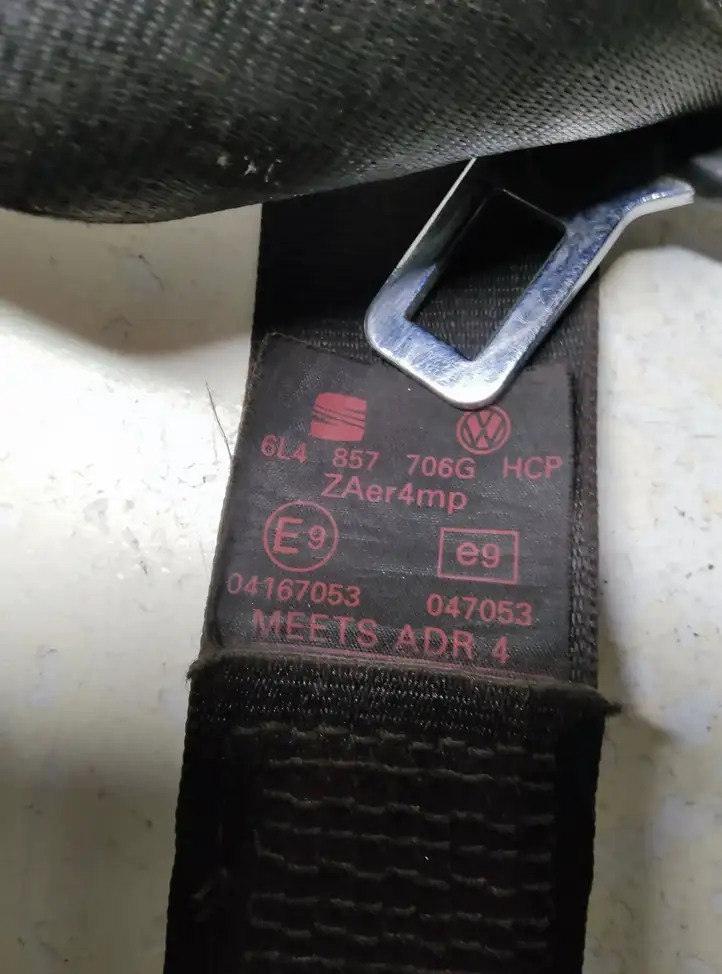 Seat Ibiza III (6L) (2002 - 2008) 6L4857706G Передний ремень безопасности — фото 6