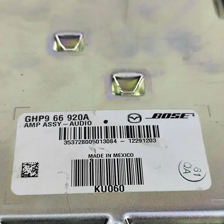 Mazda 6 (2012 - 2015) GHP966920A Усилитель звука — фото 5
