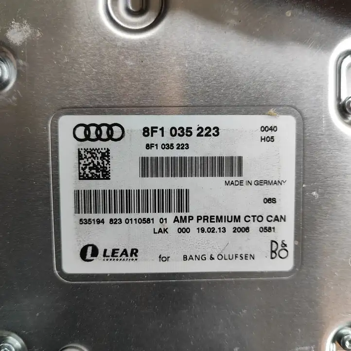 Audi A5 8T 8F (2011 - 2016) 8F0035382A Комплект аудиосистемы — фото 2