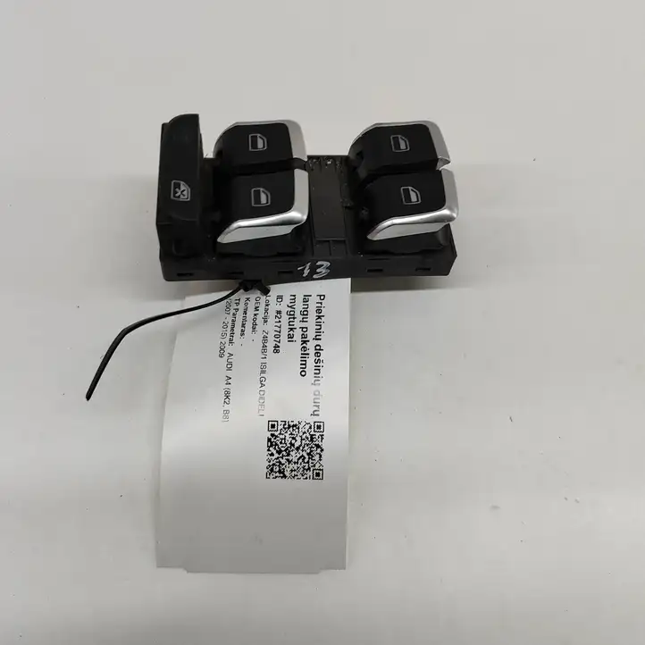 Audi A4 S4 B8 8K (2007 - 2011) 8K0959851F Кнопка стеклоподъемников — фото 3