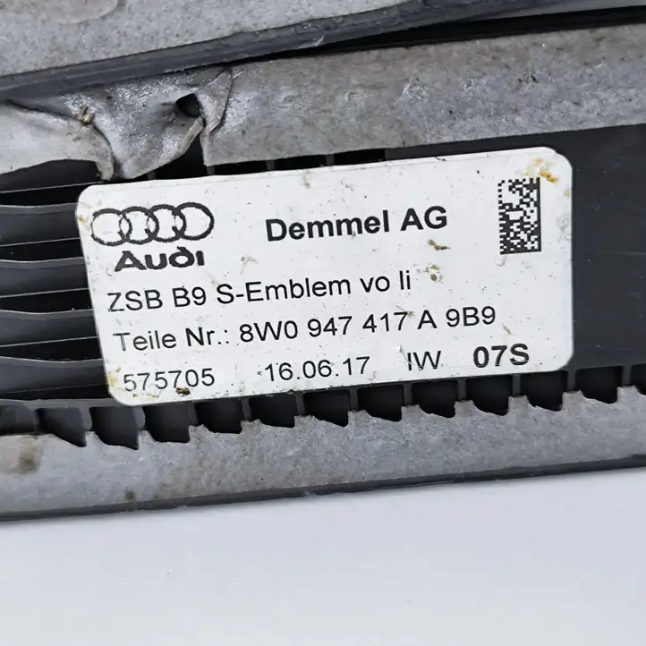 Audi A5 (2016 - ) 8W0947417A Внутренняя обшивка порога (комплект) — фото 5