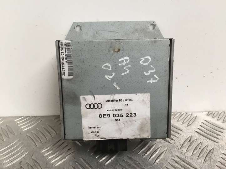 8E9035223 Audi A4 S4 B6 8E 8H Garso stiprintuvas